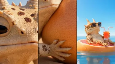 Desert Lizard Grapefruit Ad