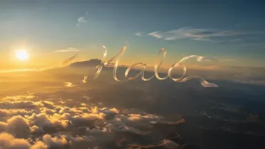 FPV Drone Multilingual Greetings