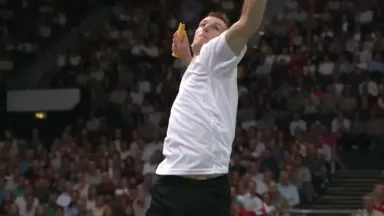 Olympic Badminton Smash Slow Motion