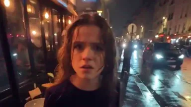 France 3AM Nightlife Handheld POV