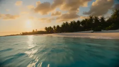 Paradise… until the helicopter arrives