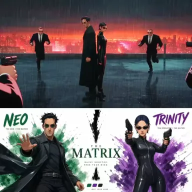 TechieSA · The Matrix changed cinema forever🕶️ Seedance 2.5 + GPT Image 2 Prompt👇🏻